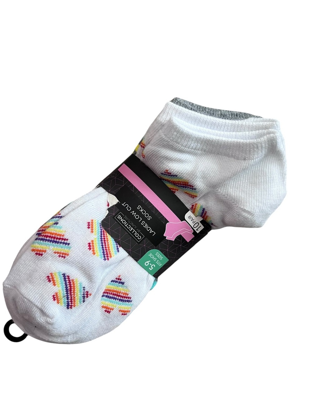 Gold Emblems Ladies Low Cut Socks – 10 Pair Bundle